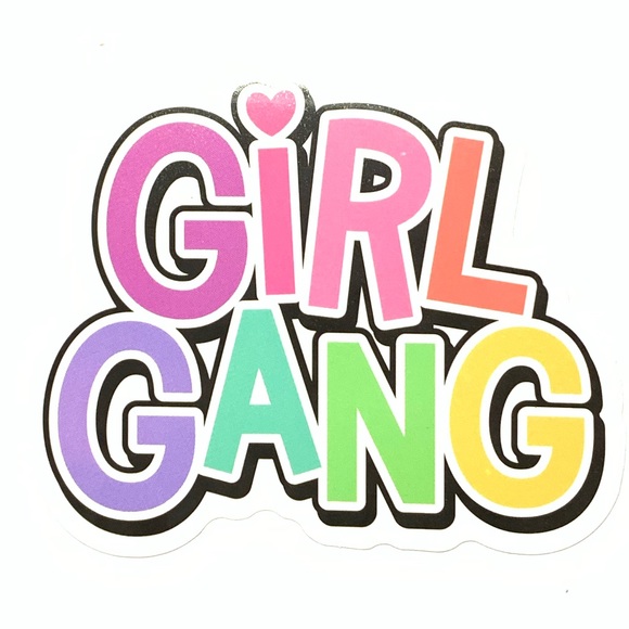 Girl Gang Vinyl Sticker - Picture 1 of 2